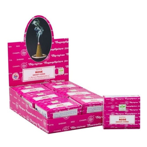 Encens dhoop cônes rose - dhoop,
